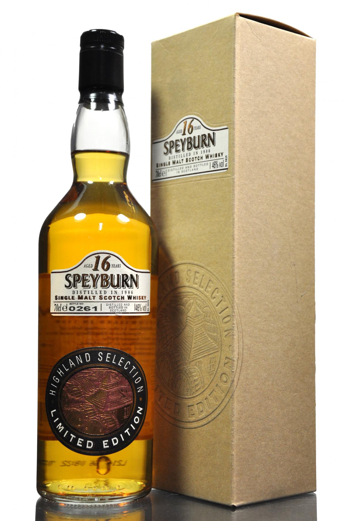 Speyburn 1986 - 16 Year Old