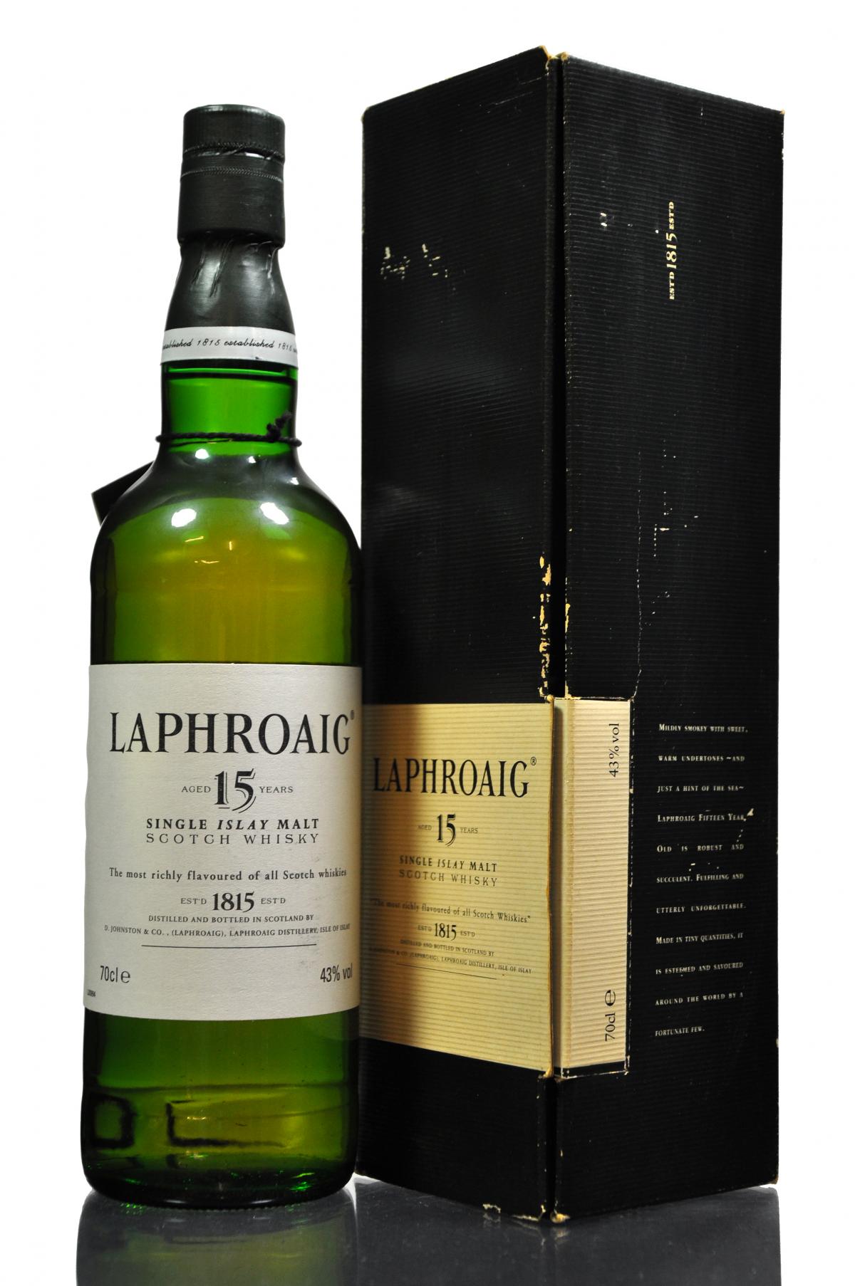 Laphroaig 15 Year Old - Circa 2000