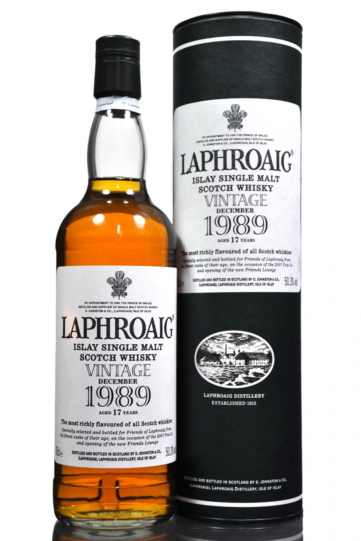 Laphroaig 1989 - 17 Year Old - Festival 2007
