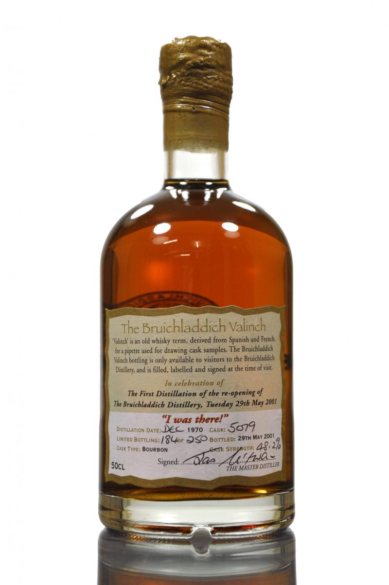 Bruichladdich 1970-2001 - Reopening I Was There - Single Cask 5079