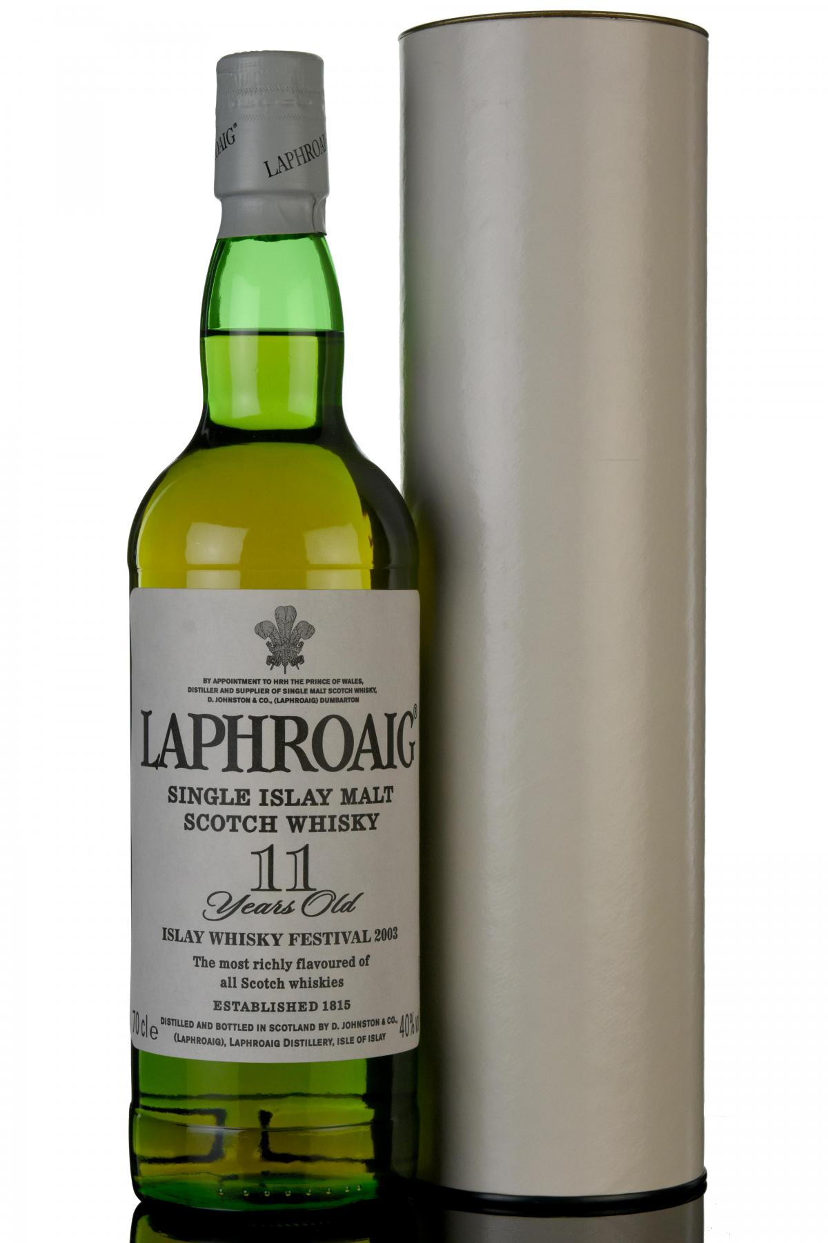 Laphroaig 11 Year Old - Festival 2003