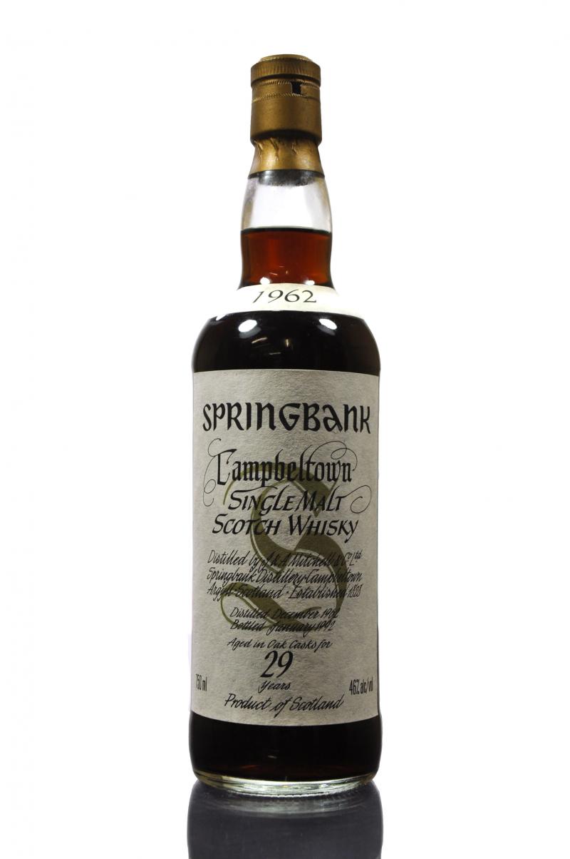 Springbank 1962-1992 - 29 Year Old