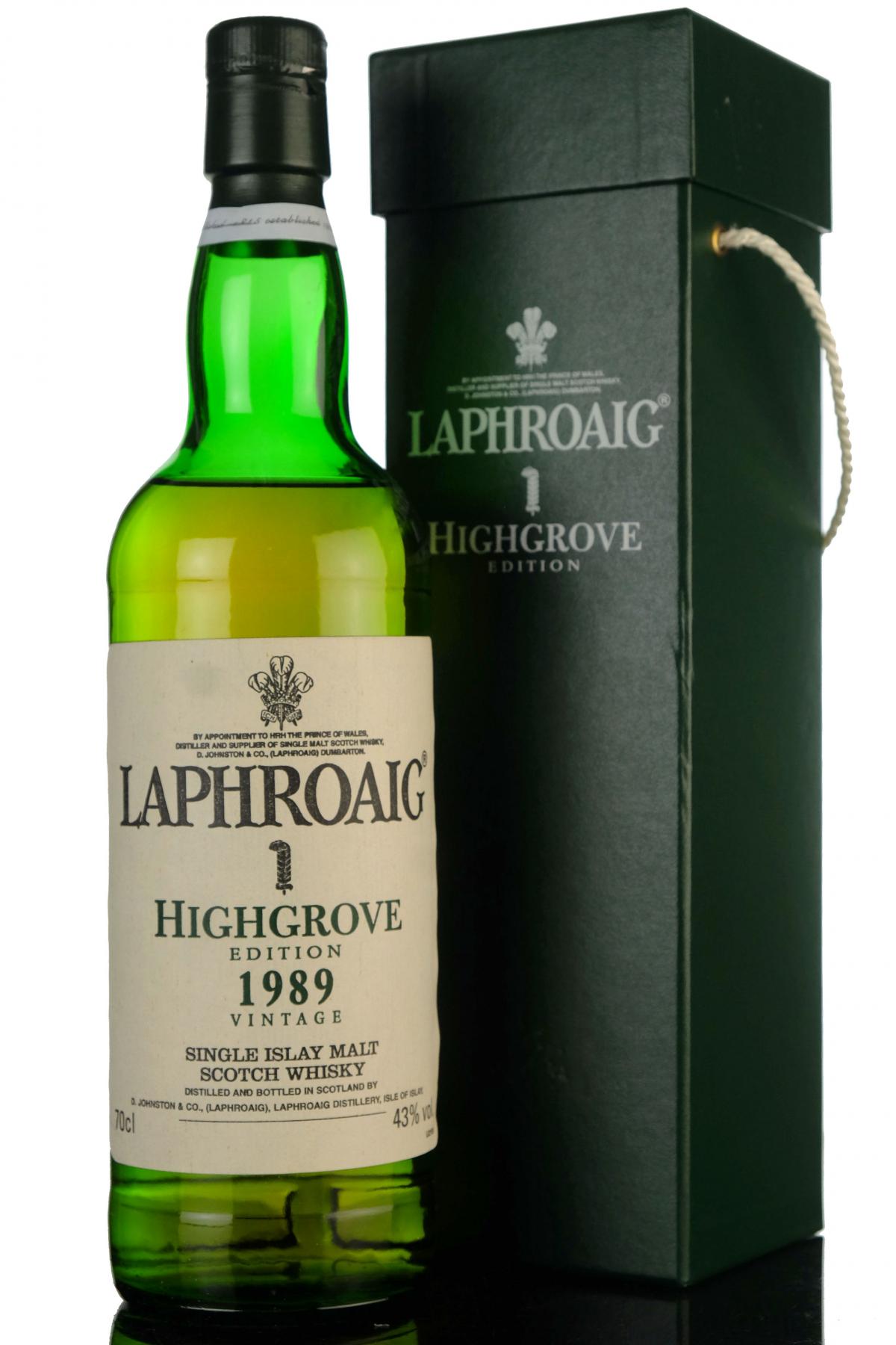 Laphroaig 1989 - Highgrove - 1st Edition
