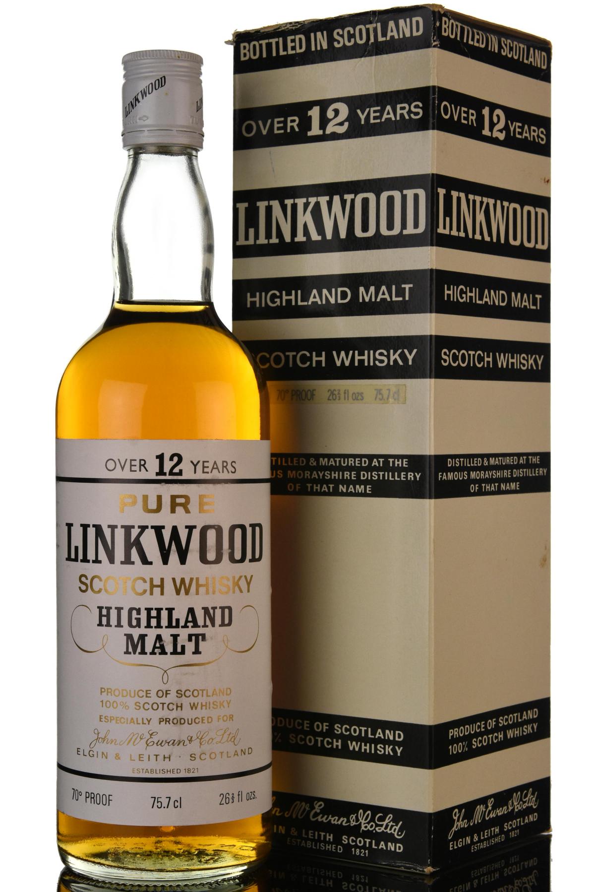 Linkwood 12 Year Old - Late 1970s