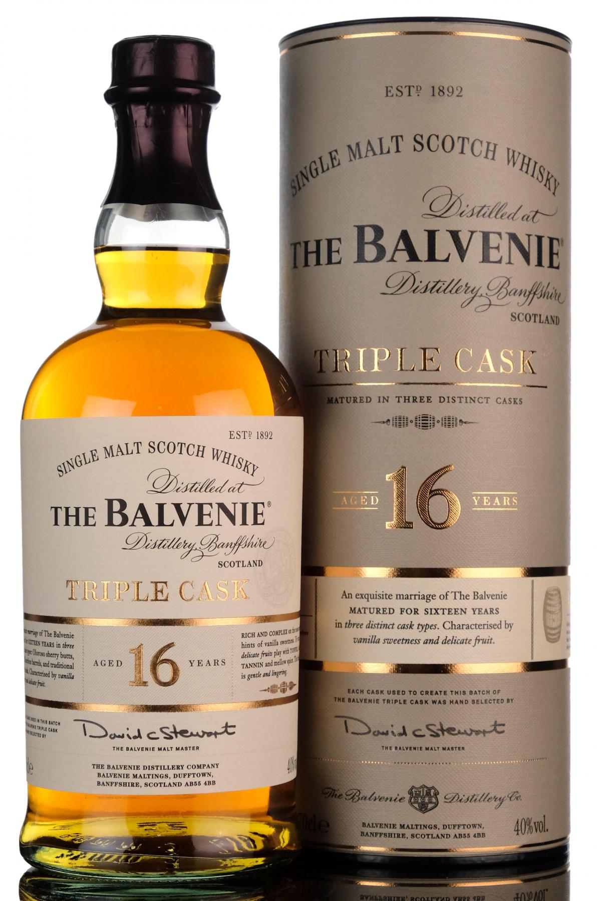 Balvenie 16 Year Old - Triple Cask