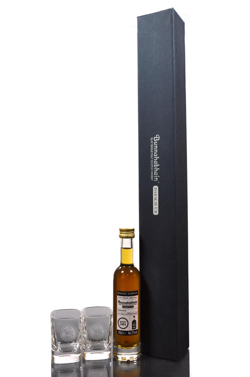 Bunnahabhain Darach Ur - Brand Sample &Two Shot Glasses
