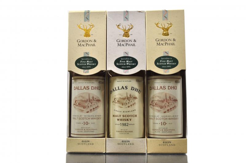 3 x Dallas Dhu - Gordon & MacPhail - 35cl