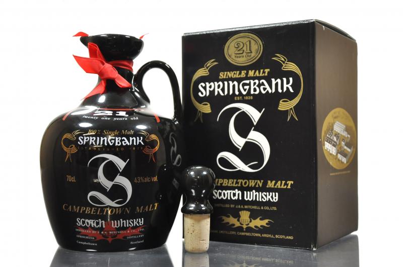 Springbank 21 Year Old - 1990s - Ceramic Decanter