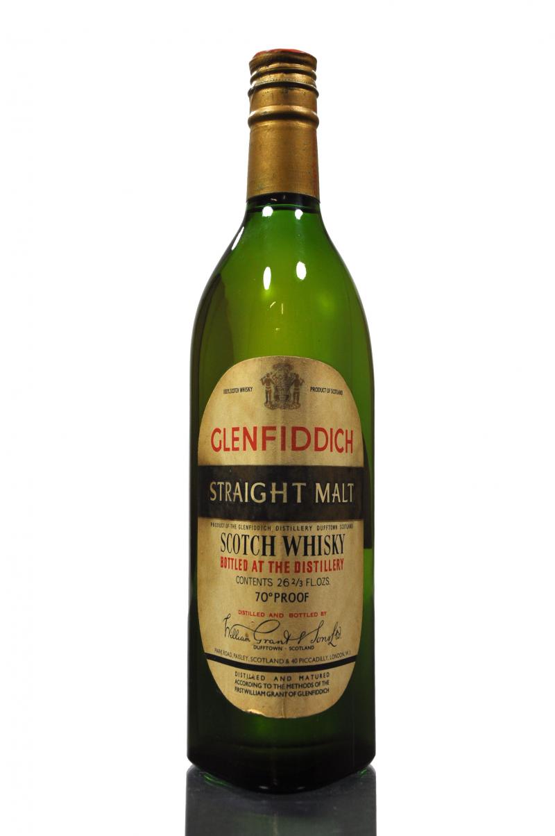 Glenfiddich Straight Malt - 1960s