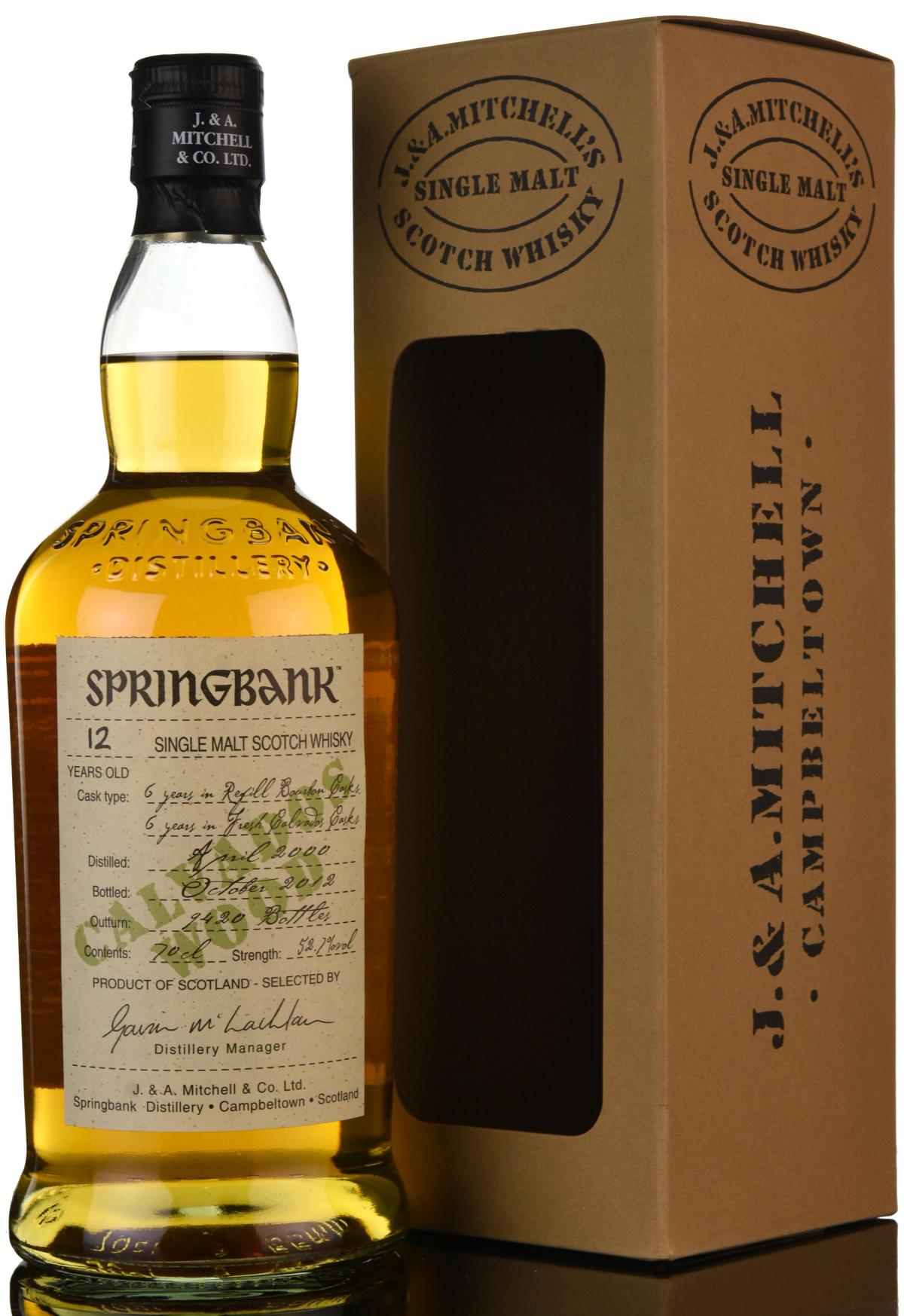 Springbank 2000 - 2012 Calvados Wood