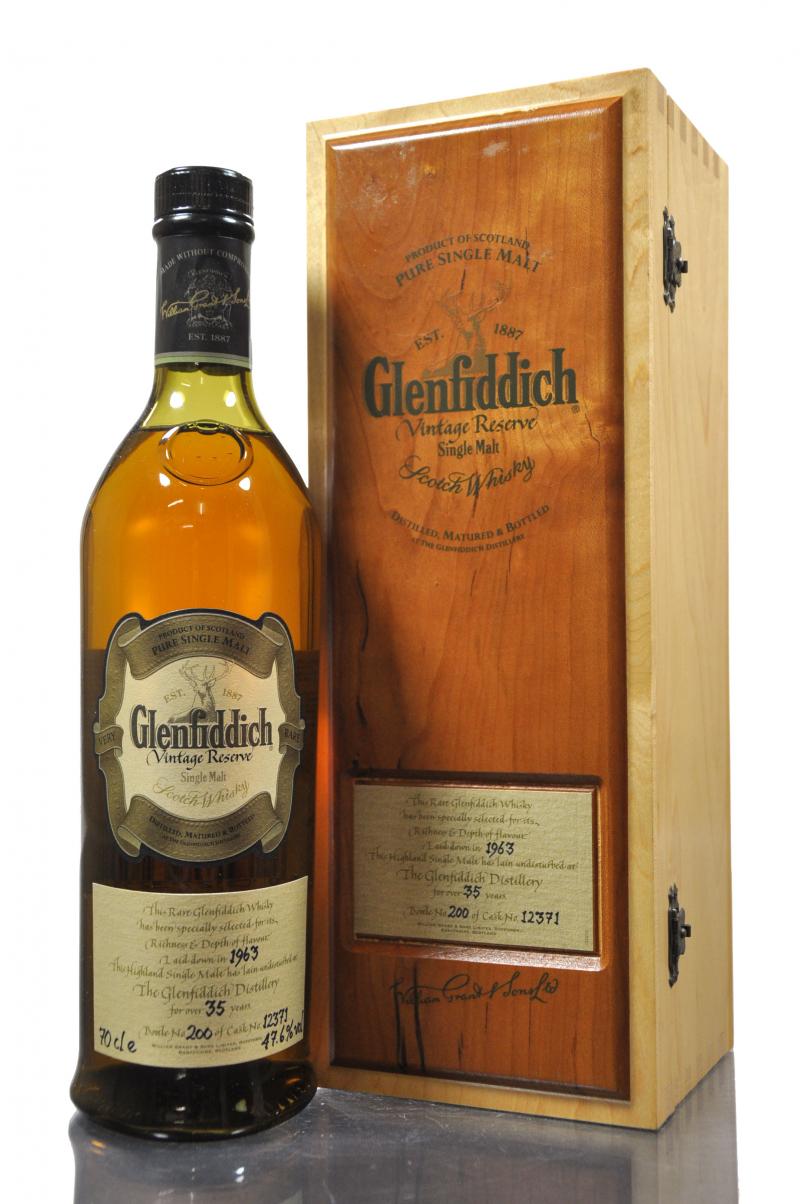 Glenfiddich 1963 - 35 Year Old - Vintage Reserve - Single Cask 12371