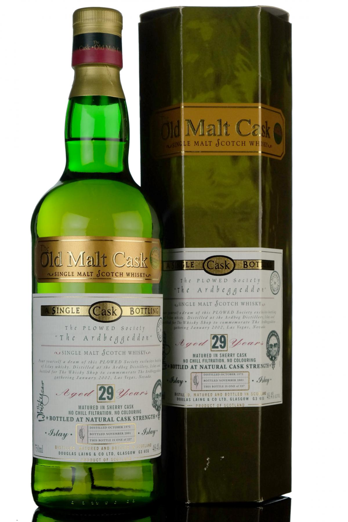 Ardbeggeddon 1972-2001 - 29 Year Old - Douglas Laing - Old Malt Cask - PLOWED