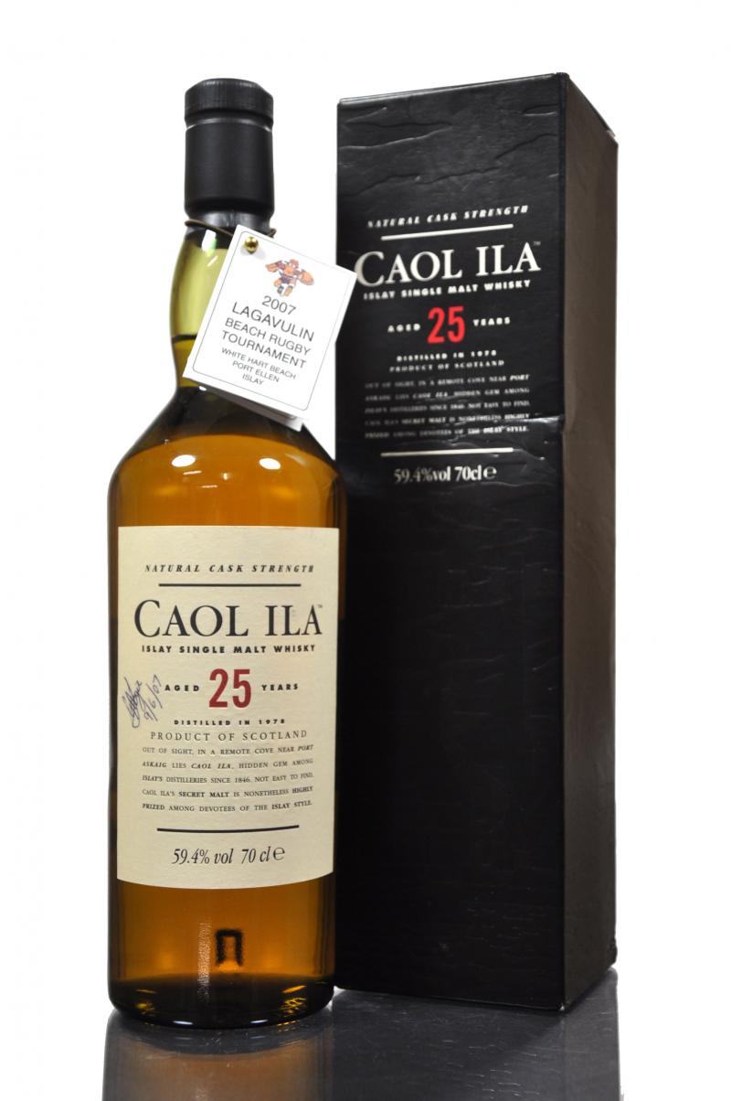 Caol Ila 25 Year Old - 2007 Lagavulin Beach Rugby Bottling