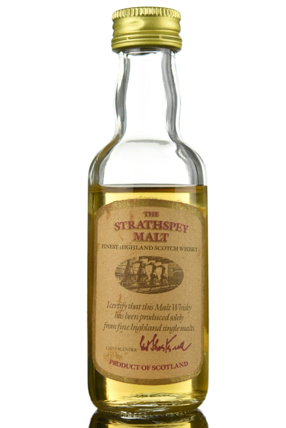 Strathspey Malt Miniature
