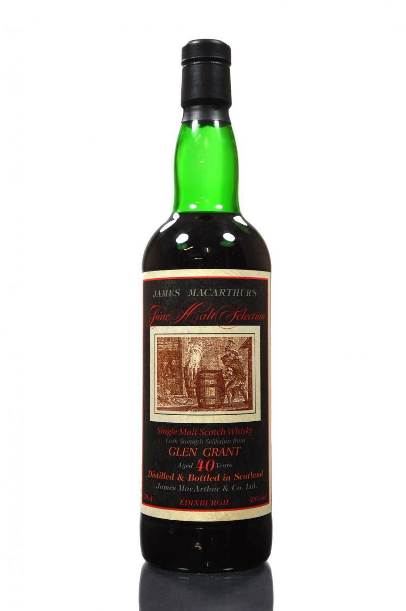 Glen Grant 40 Year Old - James MacArthurs - Fine Malt Selection