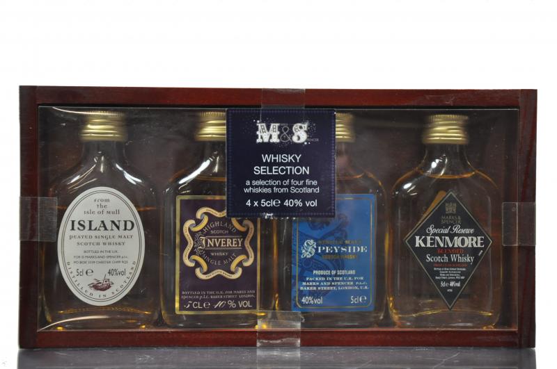 Marks & Spencer Whisky Selection - Miniature Presentation Pack