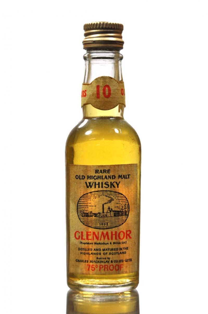 Glenmhor 10 Year Old - 75 Proof Miniature