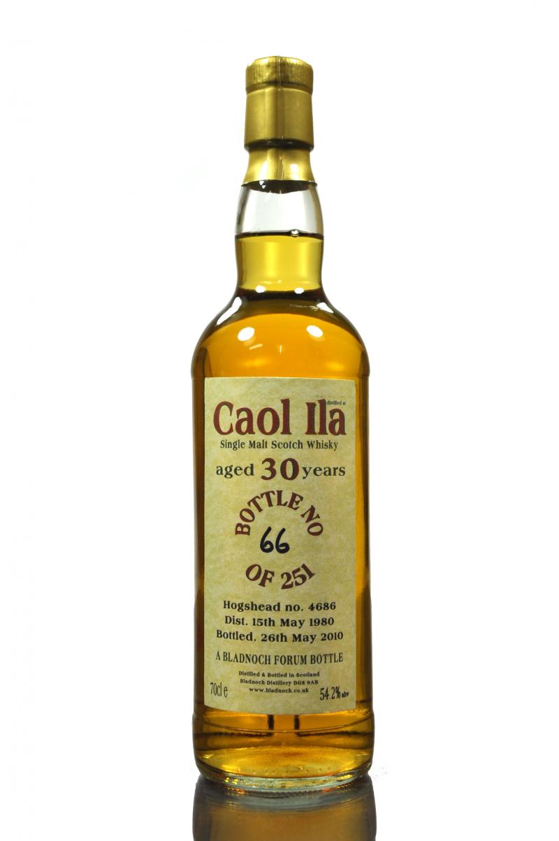 Caol Ila 1980-2010 - 30 Year Old - Bladnoch Forum