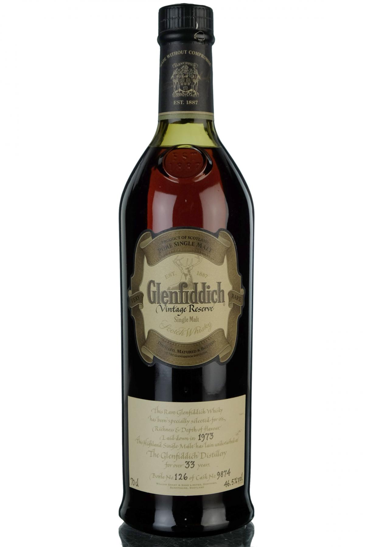 Glenfiddich 1973 33 Vintage Reserve Single Cask 9874