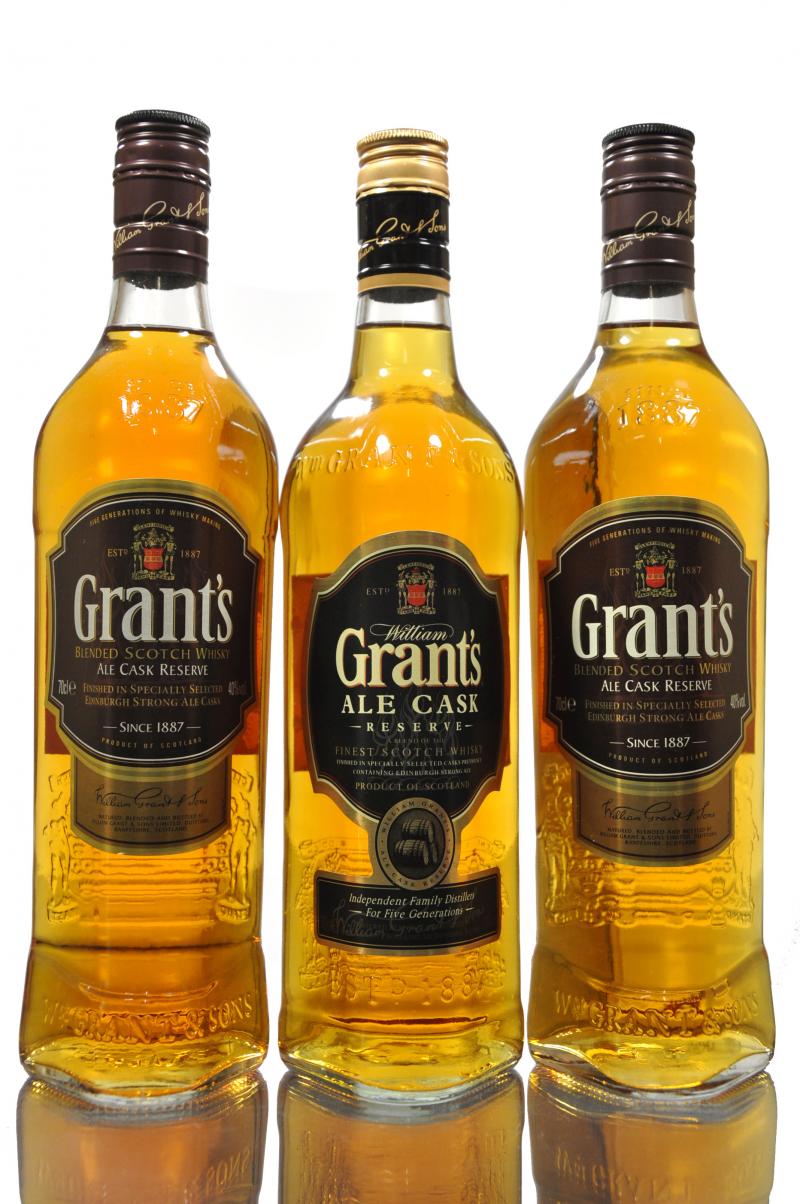 3 x Grants Ale Cask