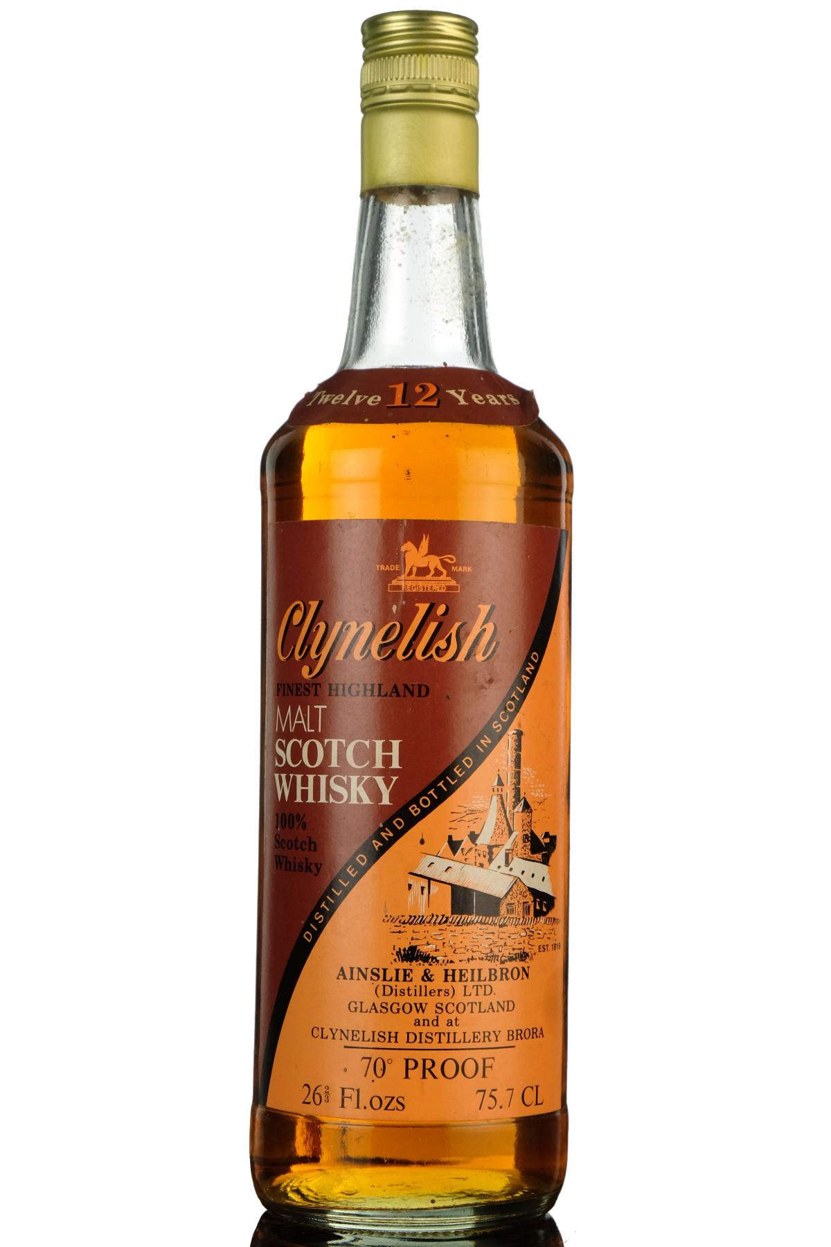 Clynelish 12 Year Old - Late 1970s