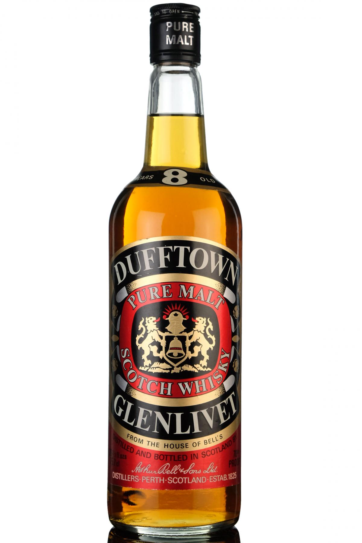 Dufftown-Glenlivet 8 Year Old - Late 1970s