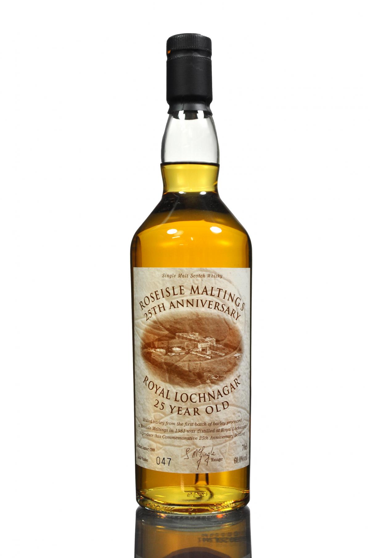 Royal Lochnagar 1981-2008 - 25 Year Old - Roseisle Maltings 25th Anniversary