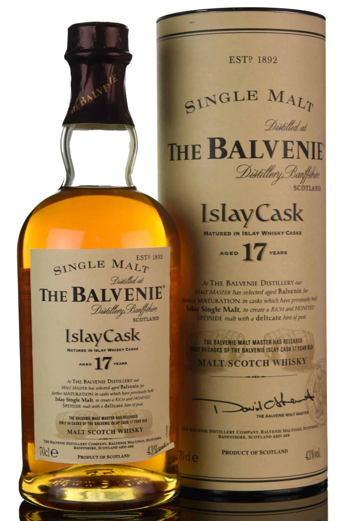 Balvenie 17 Year Old - Islay Cask