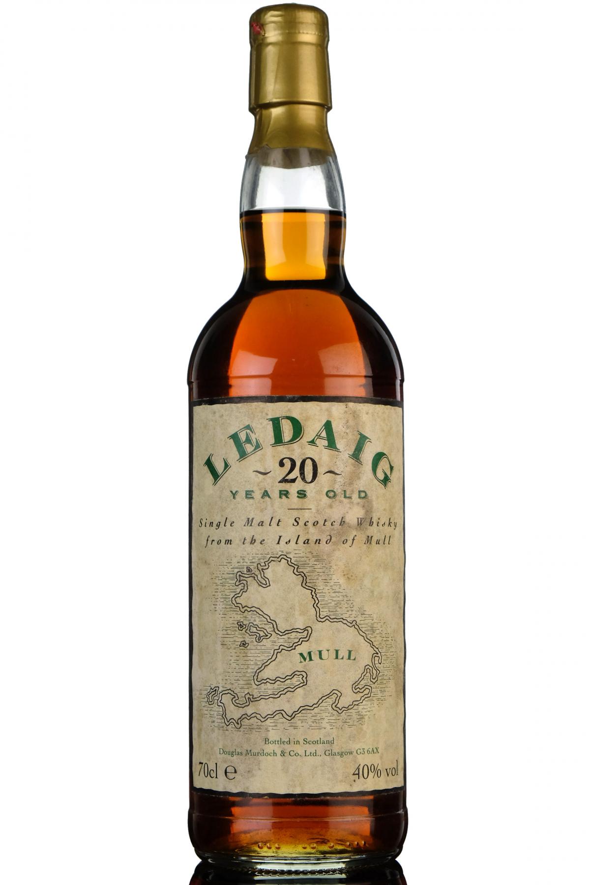 Ledaig 20 Year Old - Douglas Murdoch - 1990s