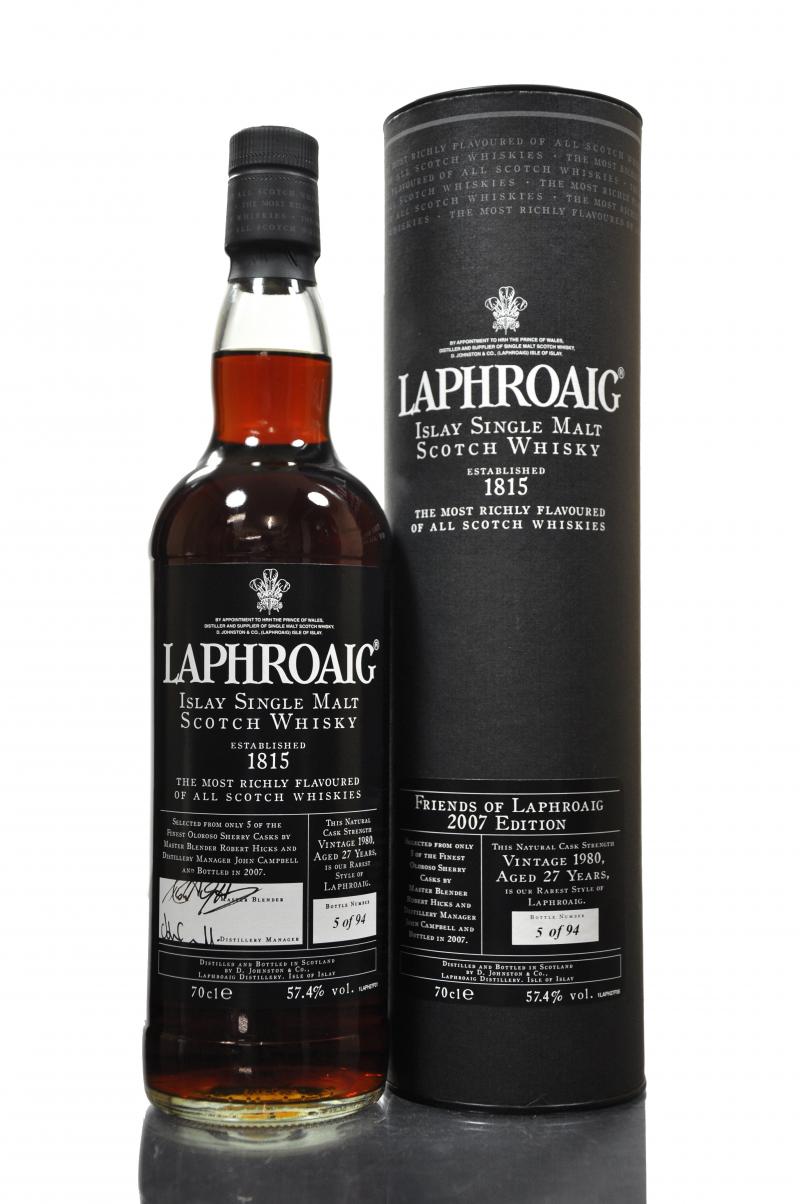 Laphroaig 1980 - 27 Year Old - 5 Of 94