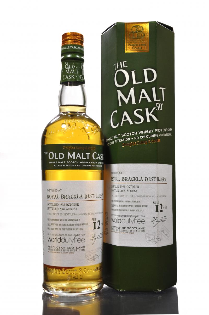 Royal Brackla 1995-2008 - 12 Year Old - Douglas Laing - Old Malt Cask - Duty Free