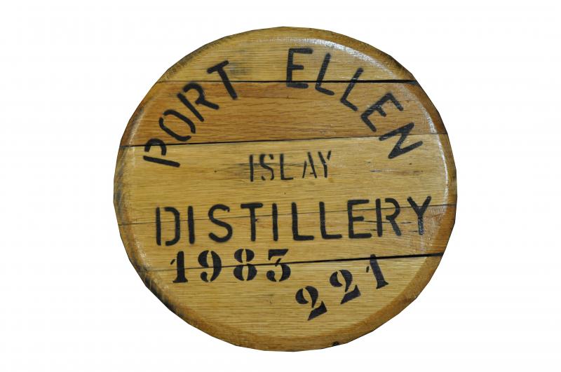 Port Ellen Branded Cask End