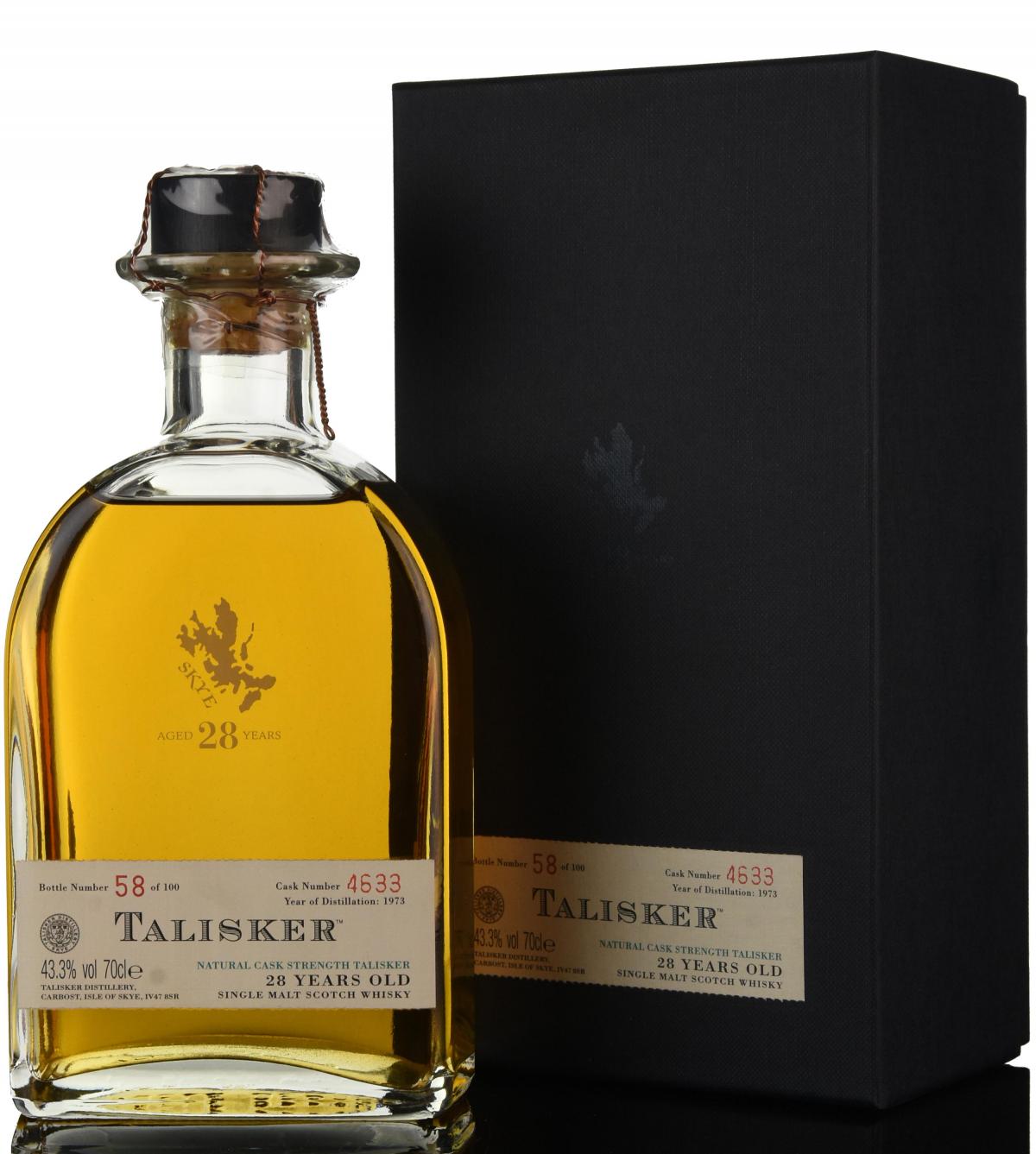 Talisker 1973 - 28 Year Old  - Oddbins - Only 100 Bottles