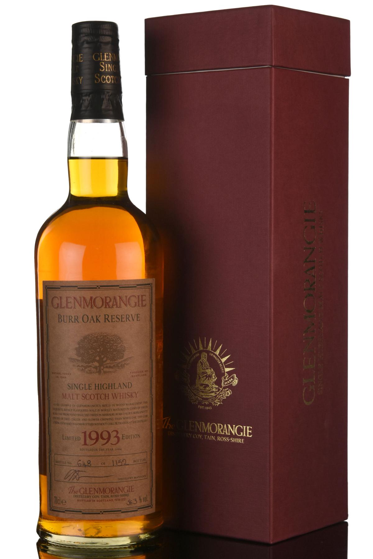 Glenmorangie 1993-2004 - Burr Oak