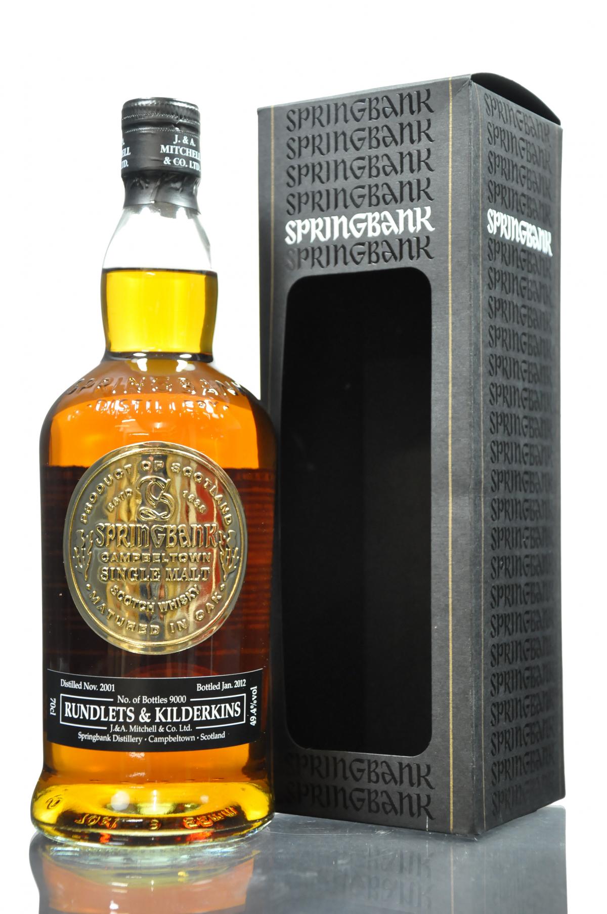 Springbank 2001-2012 - Rundlets & Kilderkins