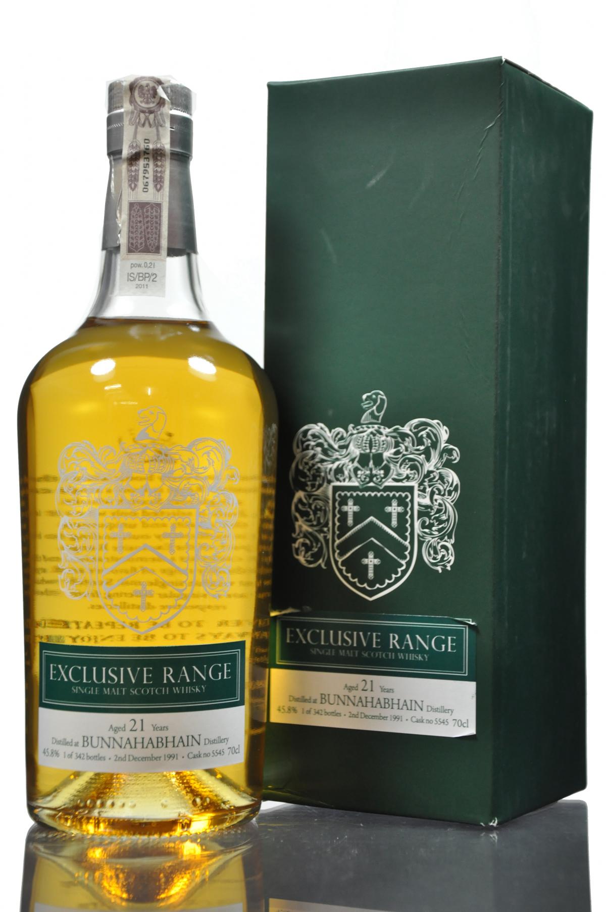Bunnahabhain 1991 - 21 Year Old - Exclusive Range