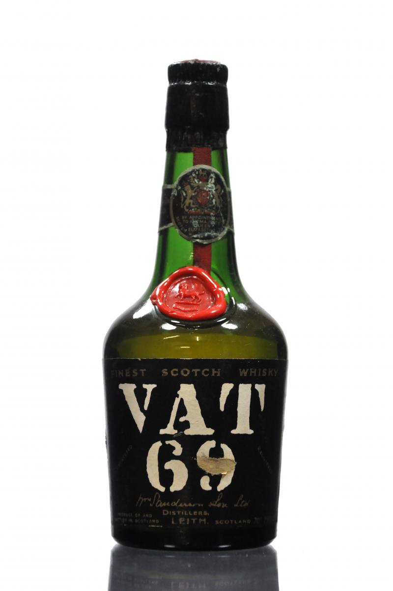 VAT 69 - Quarter Bottle - Circa 1970