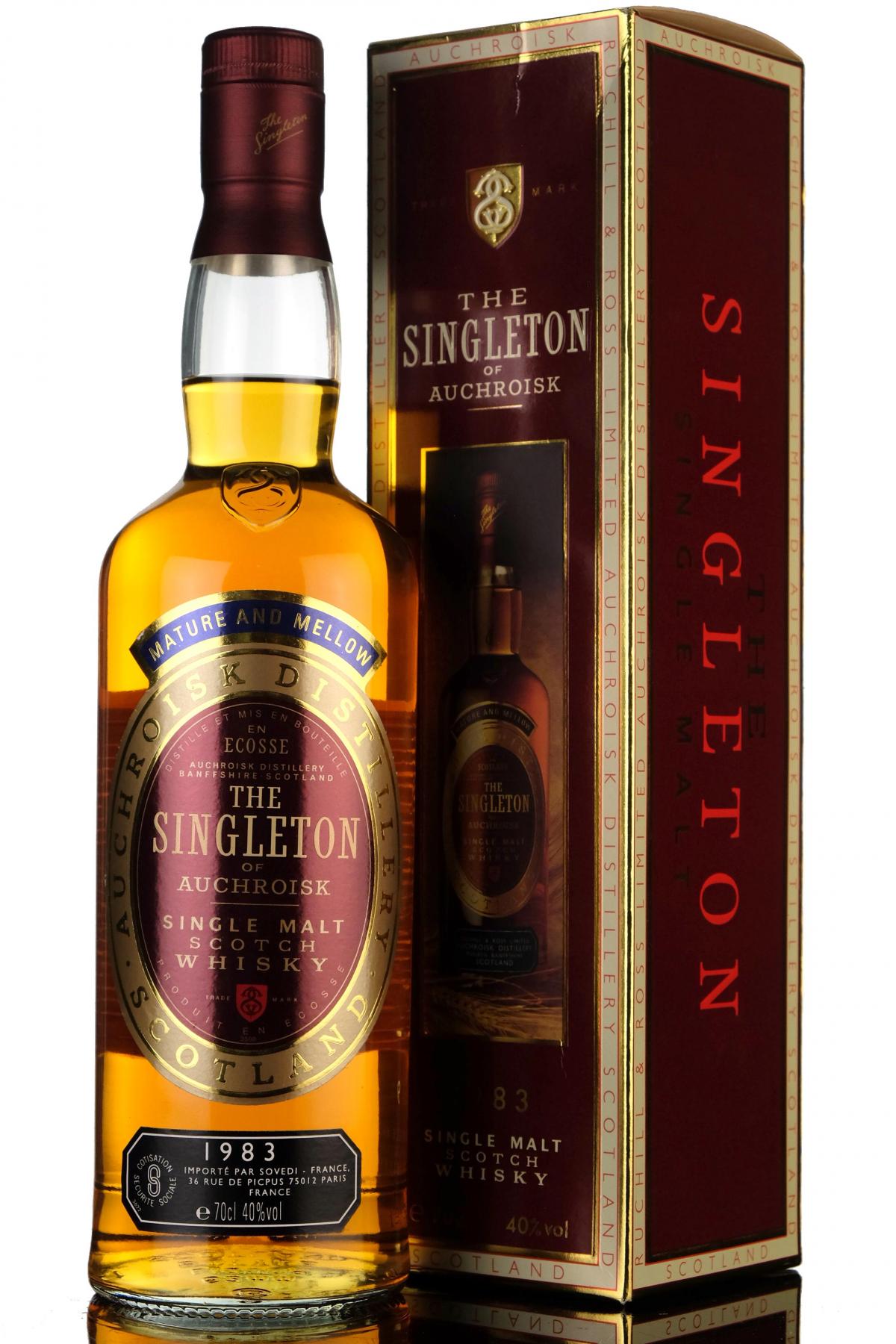 Singleton Of Auchroisk 1983