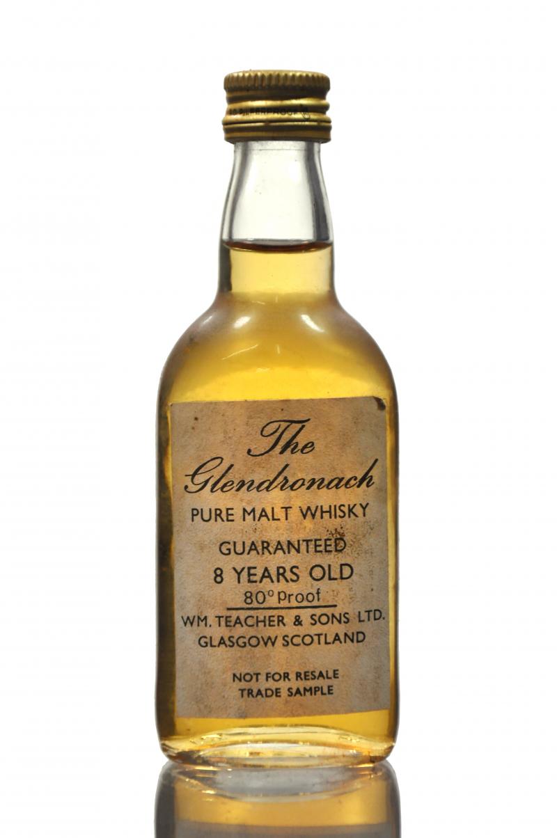 Glendronach 8 Year Old - 80 Proof Miniature