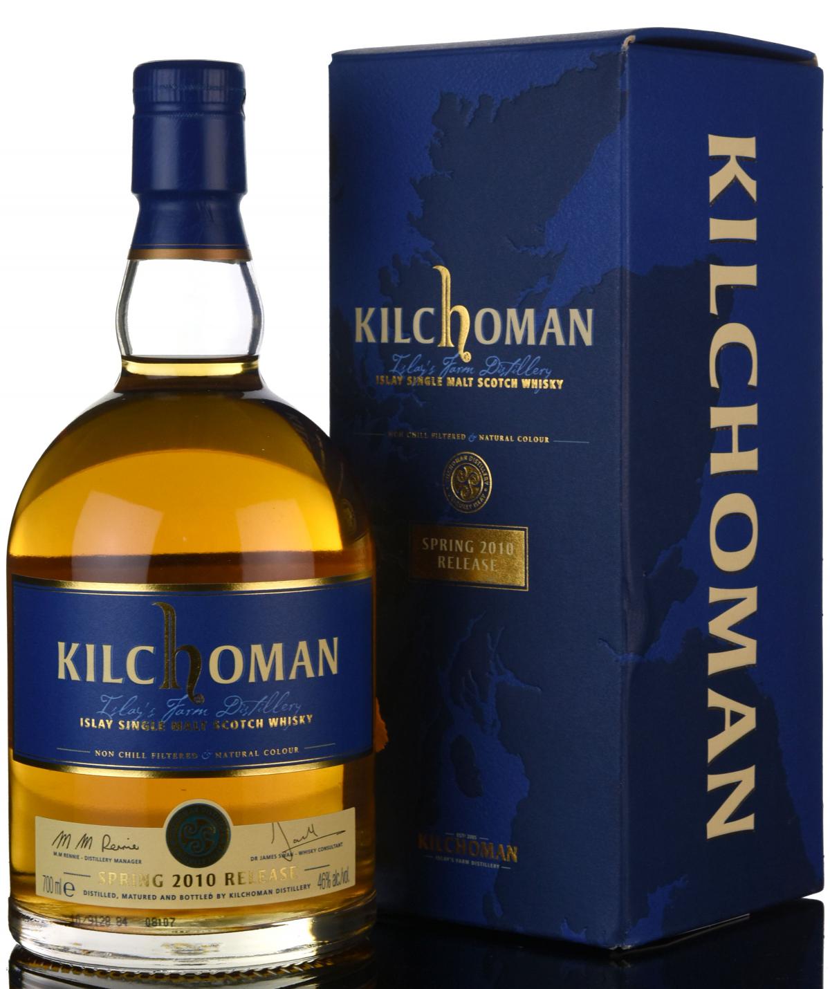 Kilchoman Spring 2010 Release