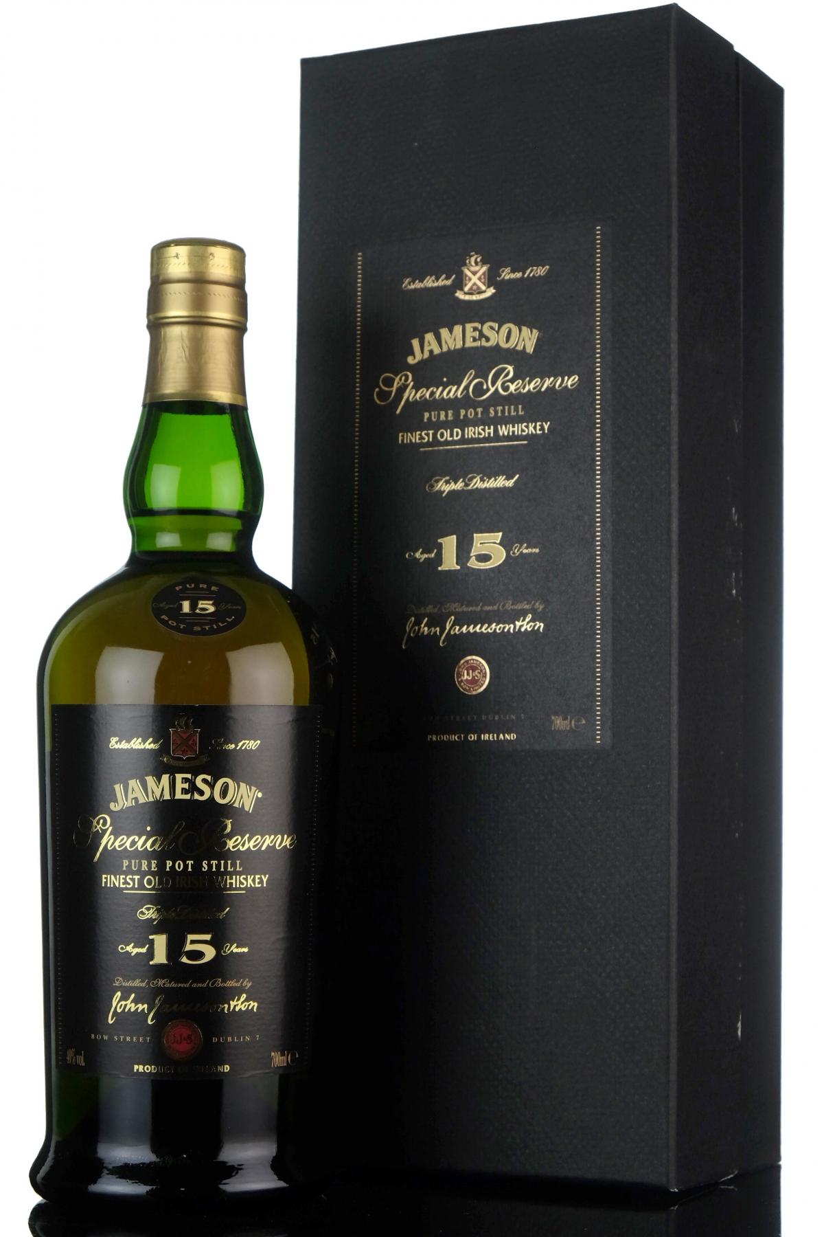 Jameson 15 Year Old Irish Whiskey