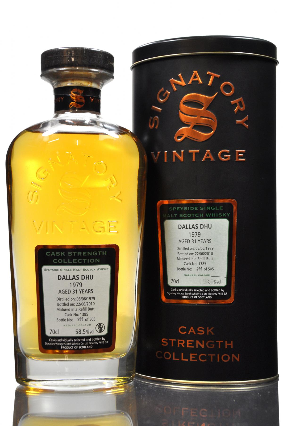 Dallas Dhu 1979-2010 - 31 Year Old - Signatory Vintage