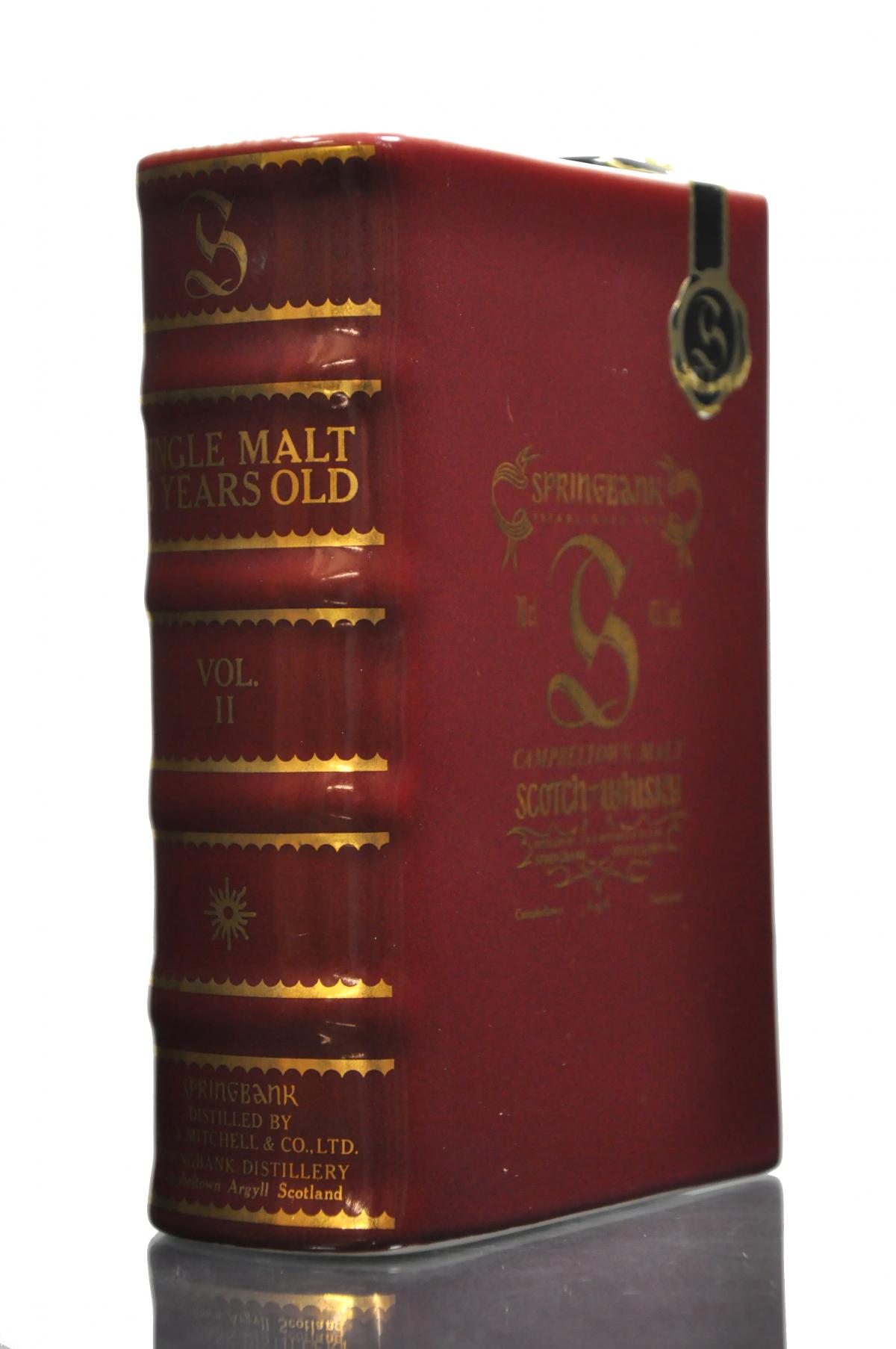 Springbank 10 Year Old - Ceramic Book