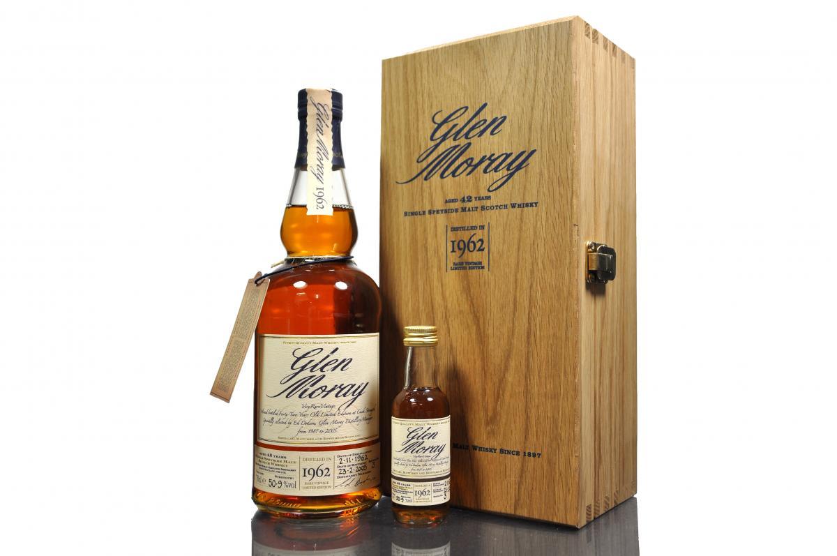 Glen Moray 1962-2005 - 42 Year Old - With Miniature