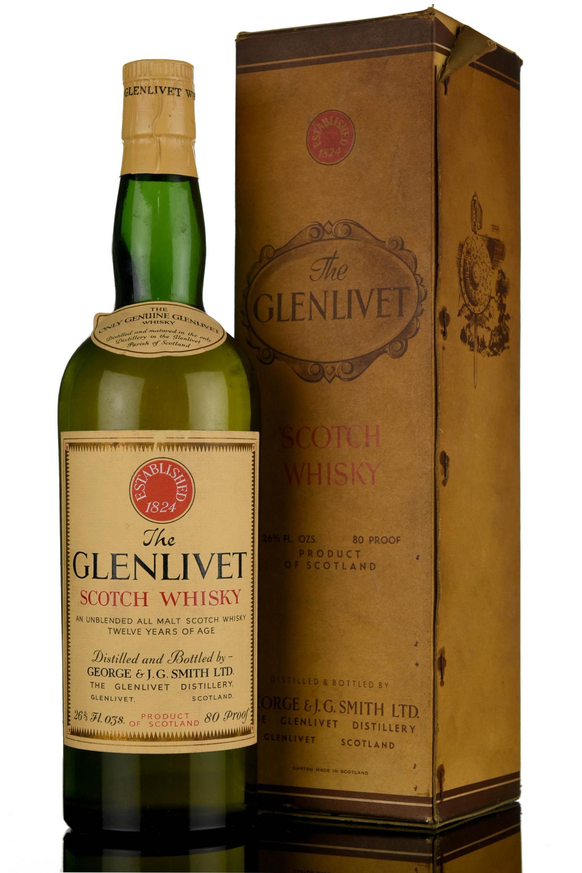 Glenlivet 12 1960s