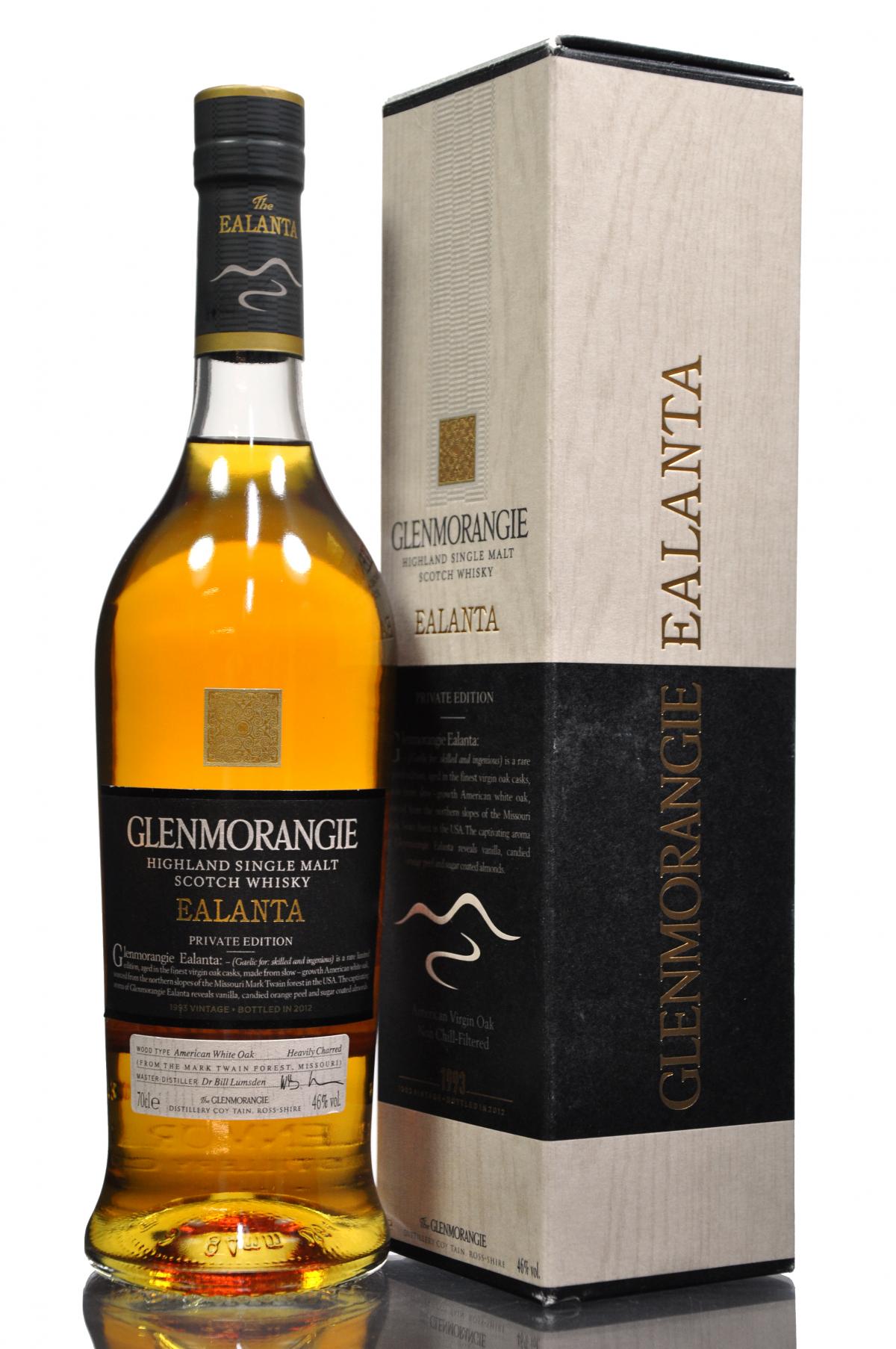 Glenmorangie 1993-2012 - Ealanta Private Edition - 4th release