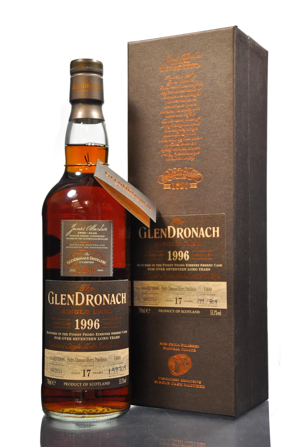 Glendronach 1996-2013 - 17 Year Old - Single Cask 1490 - Batch 8