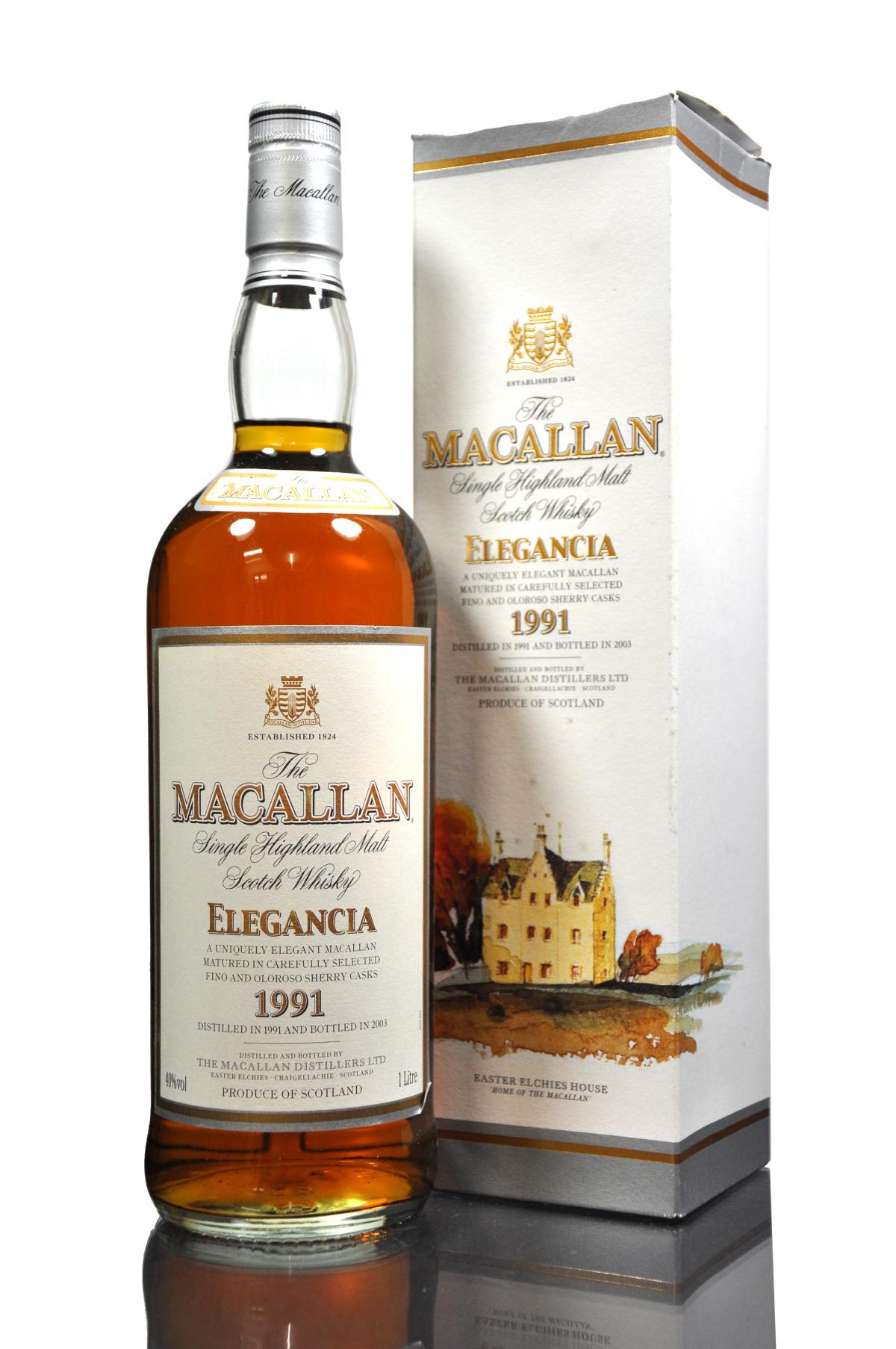 Macallan 1991-2003 - Elegancia - 1 Litre