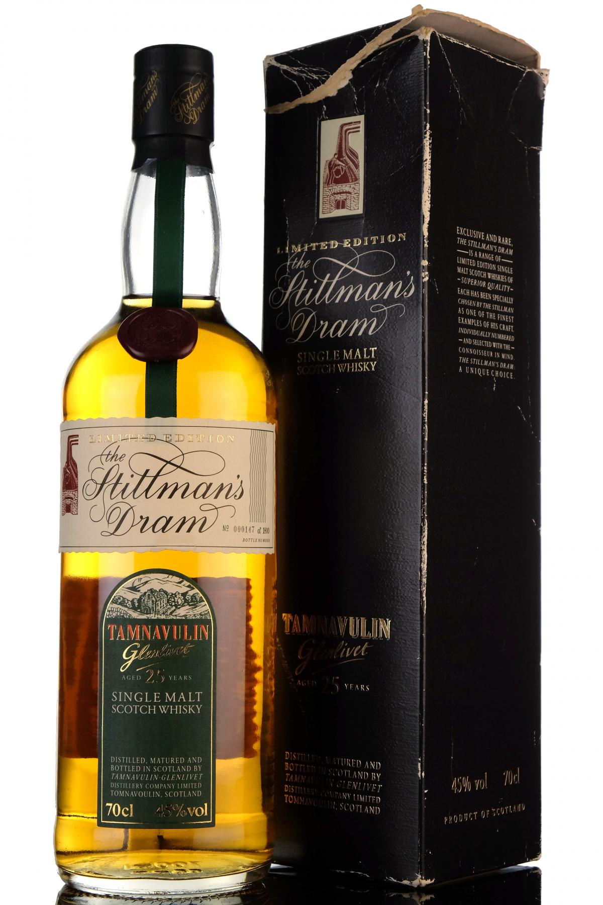 Tamnavulin 25 Year Old - Stillmans Dram