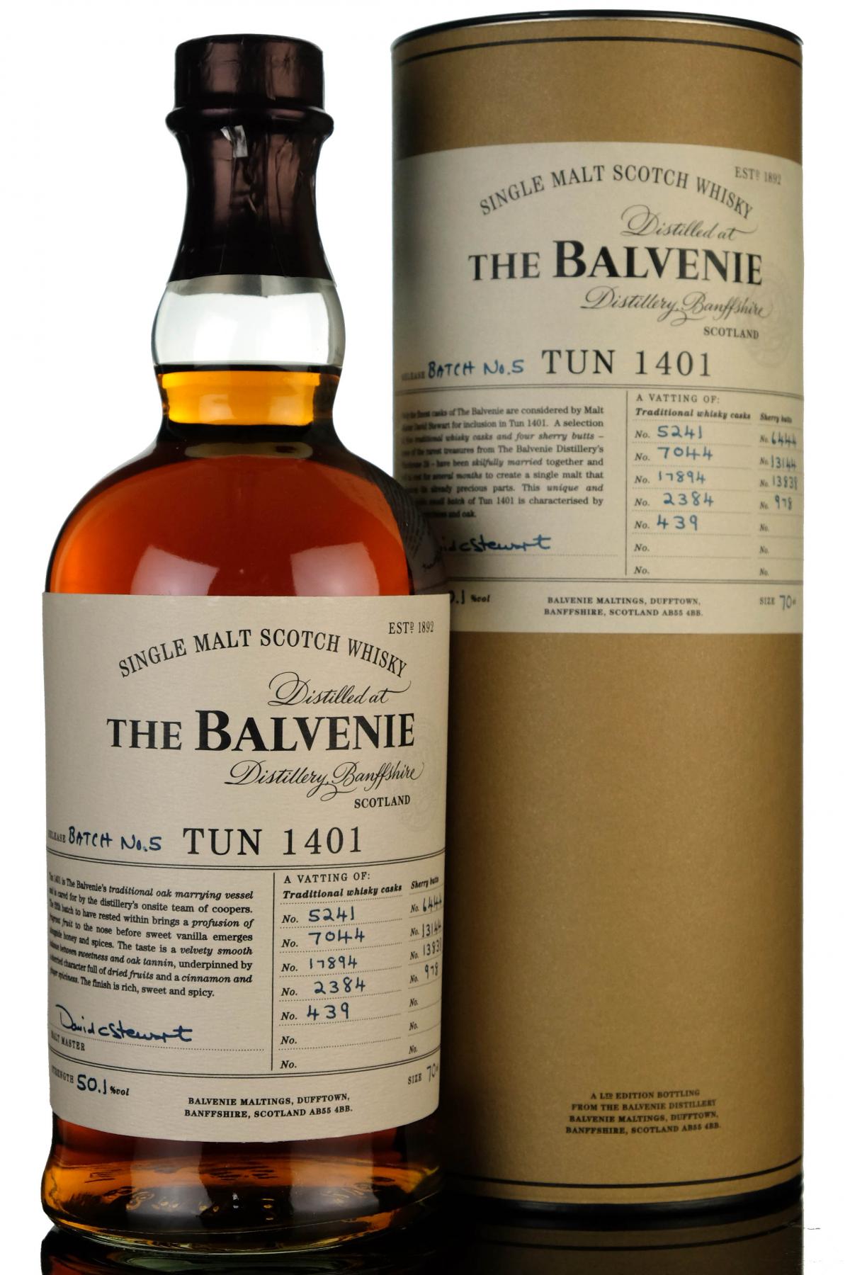 Balvenie Tun 1401 - Batch 5